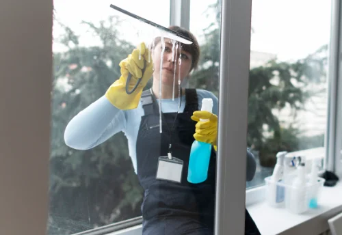 Nettoyage de vitres intérieures et extérieures à Beaumont-en-Véron